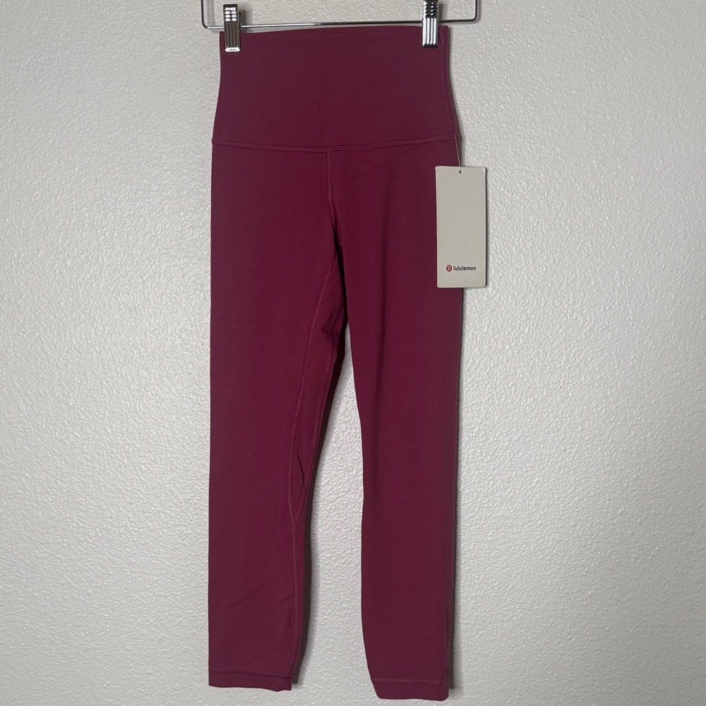 Lululemon Align High Rise Crop 23” Pink NWT